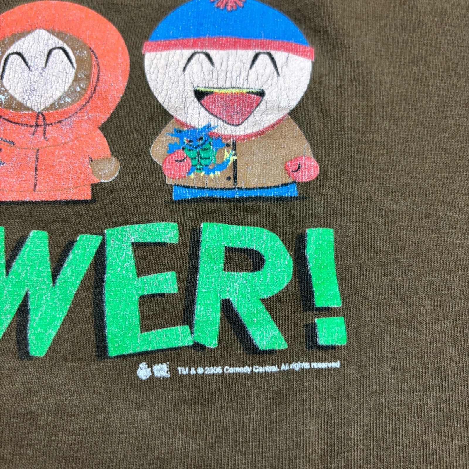 Vintage Vintage 2006 South Park Destroy The Evil Power Shirt Men's L Size US L / EU 52-54 / 3 - 3 Thumbnail