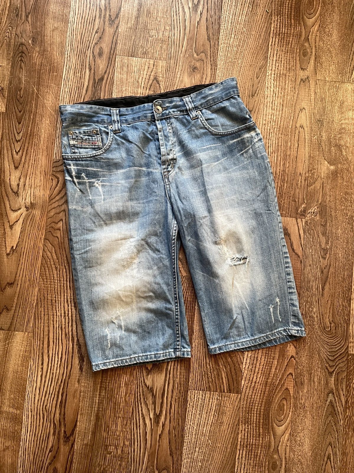 Diesel Diesel vintage Shorts Big logo Oldmoney style Streetwear y2k Size US 33 - 4 Thumbnail