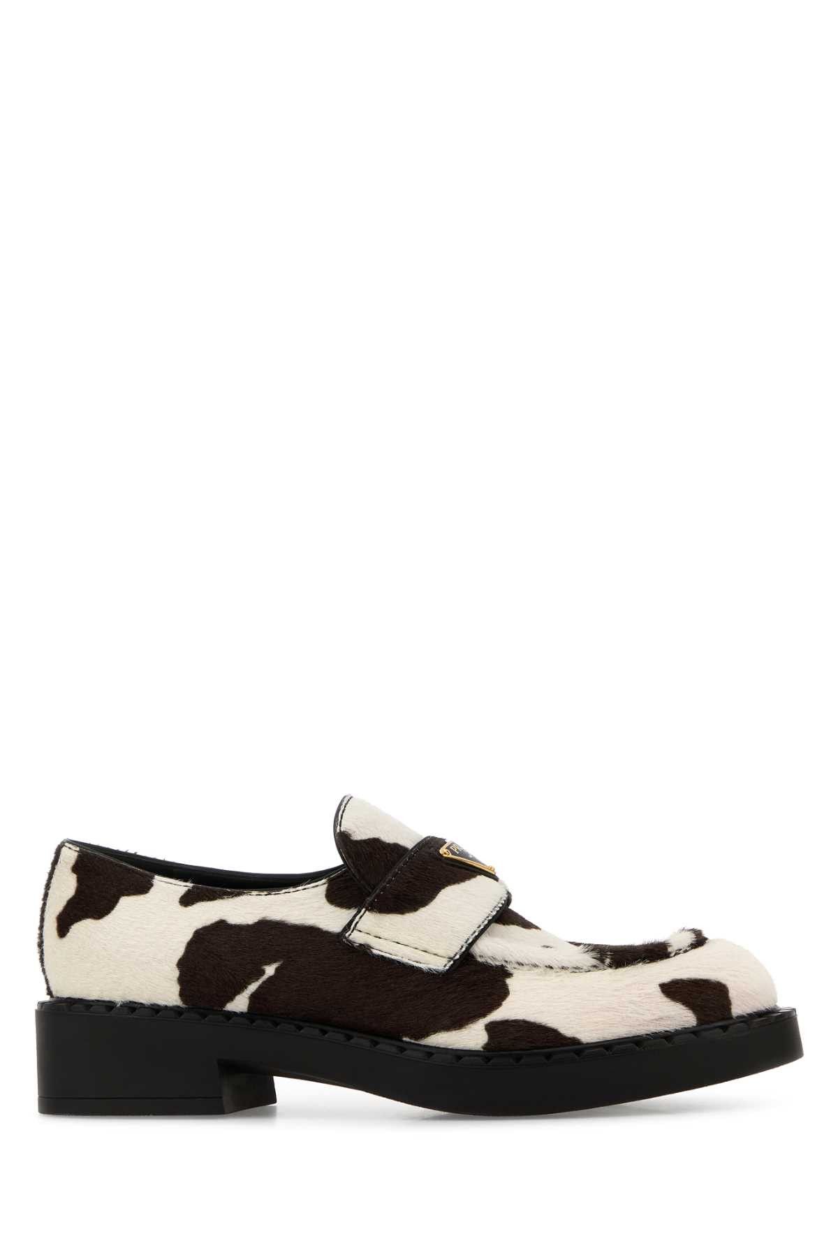 Prada Printed Calf Hair Loafers Size US 9 / IT 39 - 1 Thumbnail