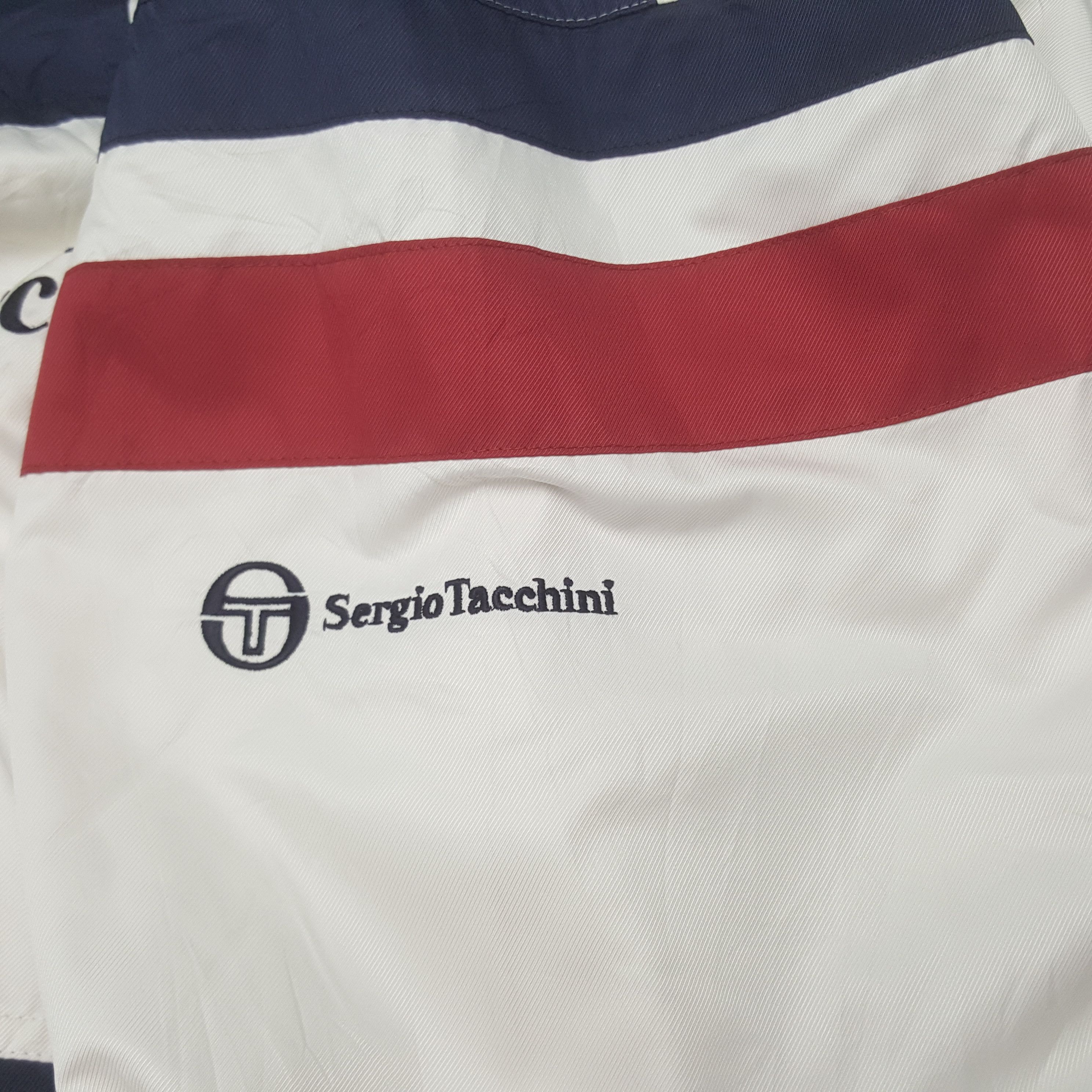 Sergio Tacchini Vintage Sergio Tacchini Windbreaker Sport Jacket Size US L / EU 52-54 / 3 - 8 Thumbnail