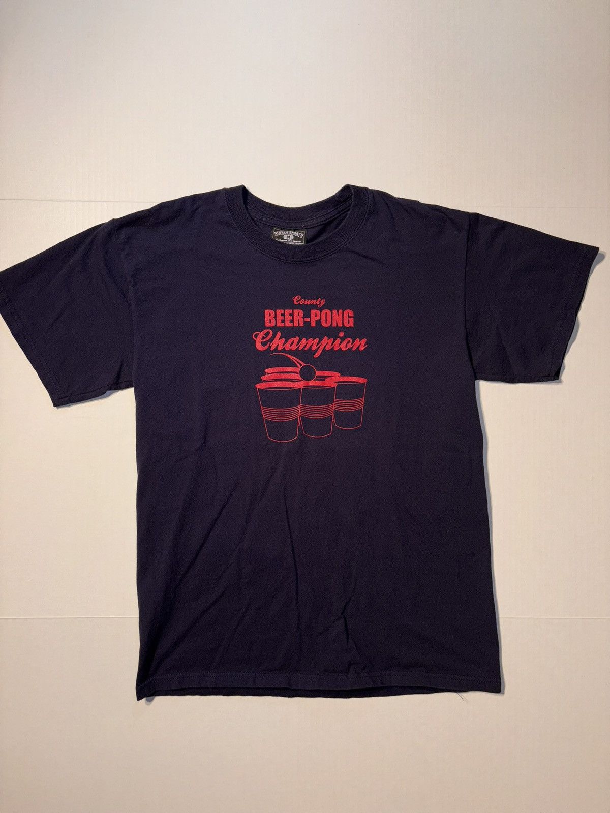 Steve And Barrys Steve Barry’s County Beer Pong Champion Y2K College Humor Size US M / EU 48-50 / 2 - 1 Thumbnail