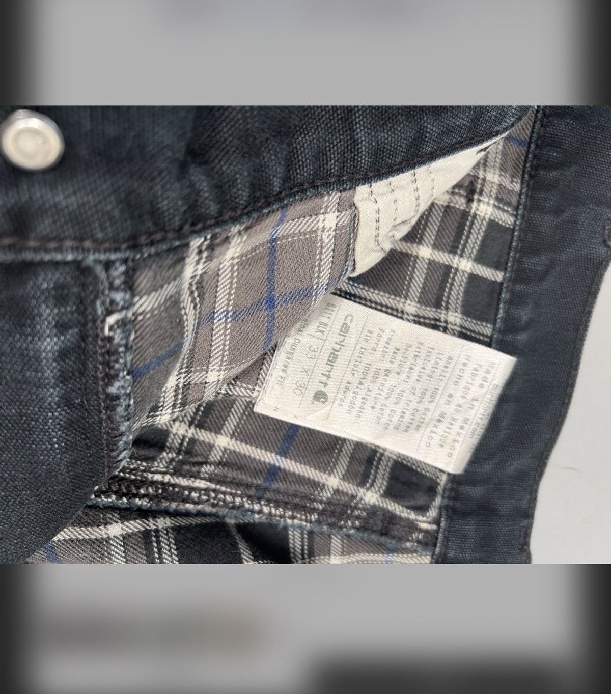 Carhartt Vintage carhartt blanket denim Size US 32 / EU 48 - 3 Thumbnail