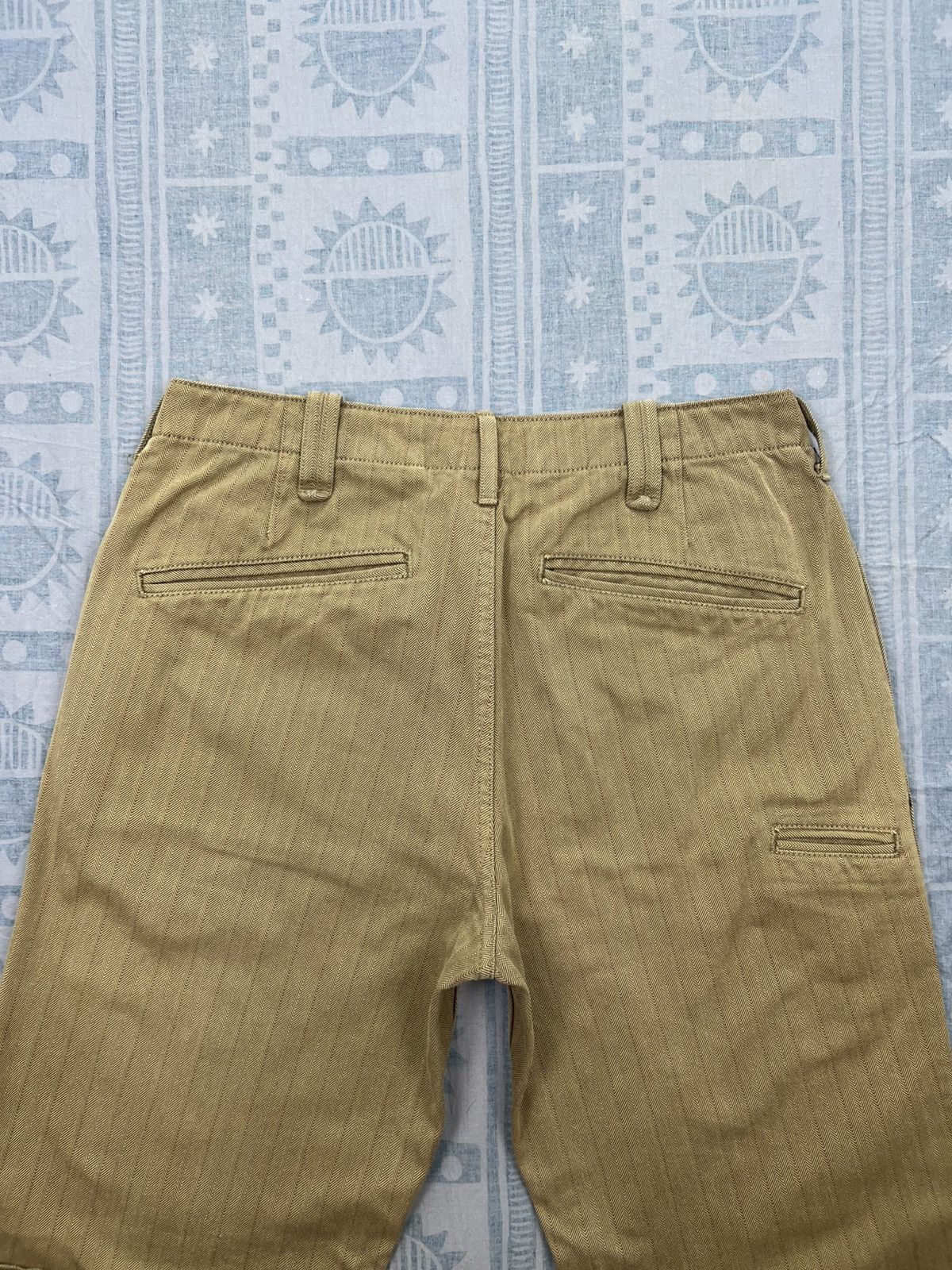Japanese Brand Inform 02A/W Herringbone Twill Stripes Pant Size US 31 - 6 Thumbnail