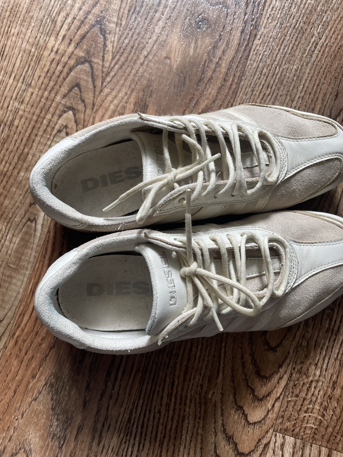 Diesel 💥Rare! Vintage Diesel Low Top Design Suede Sneakers Size US 7 / IT 37 - 11 Thumbnail
