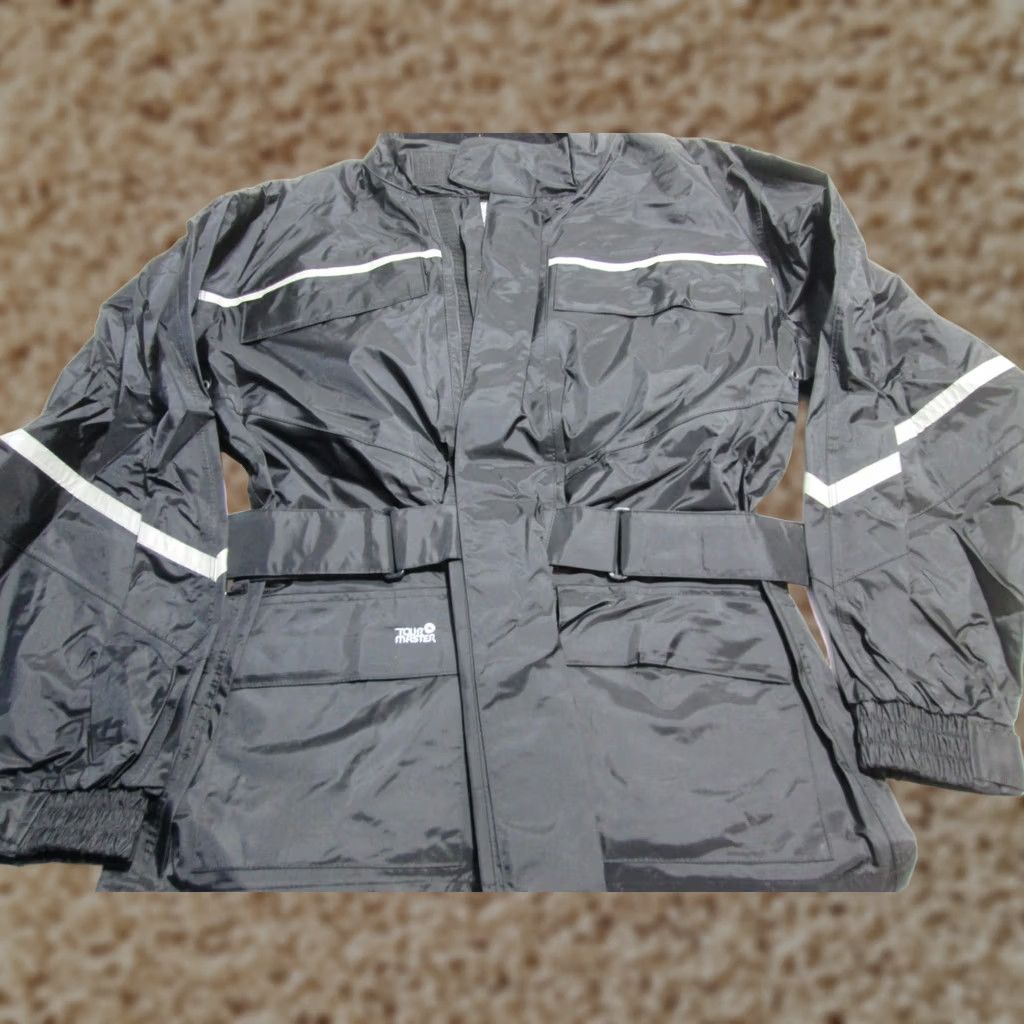 Vintage Tour Master Womens Windbreaker Jacket XS Black Outerwear Size XS / US 0-2 / IT 36-38 - 1 Thumbnail