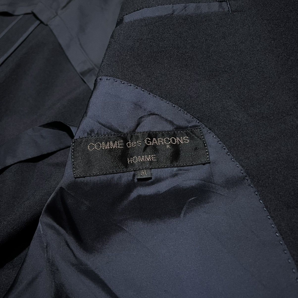 Comme des Garcons Homme 1989 Comme des Garçons Homme Double Breasted Wool Blazer Size 42L - 7 Thumbnail