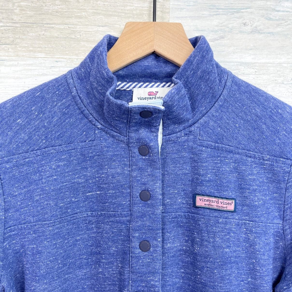 Vineyard Vines Vineyard Vines 1/4 Snap Placket Pullover Sweater Women Small Size S / US 4 / IT 40 - 2 Thumbnail