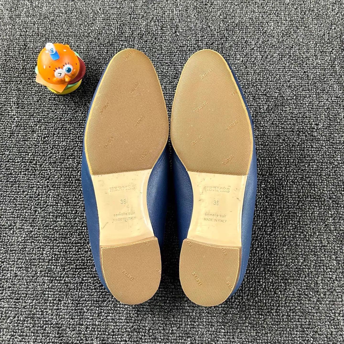 Hermes Hermes Blue Tassel Loafer Slippers FR36 Size US 5.5 / IT 35.5 - 6 Thumbnail
