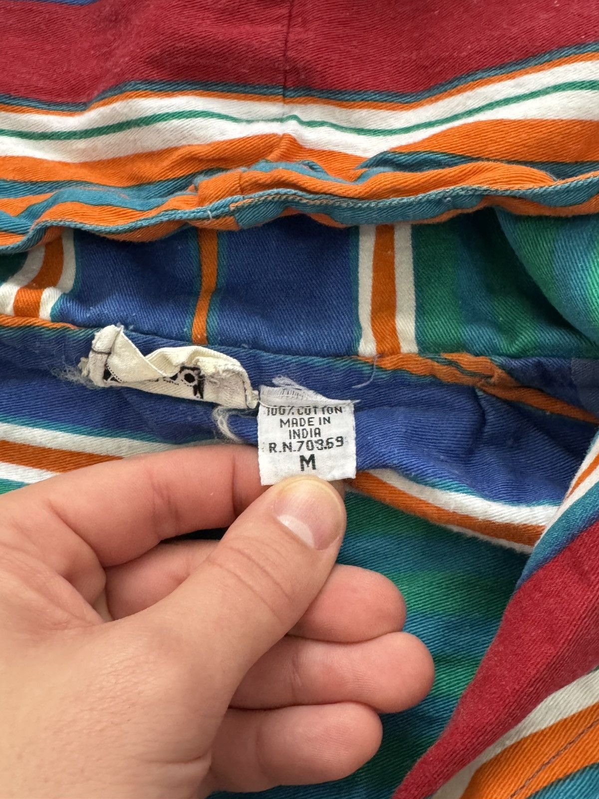 Vintage Vintage Regard! Striped Lightweight Cropped Fit Jacket Women Size M / US 6-8 / IT 42-44 - 6 Thumbnail