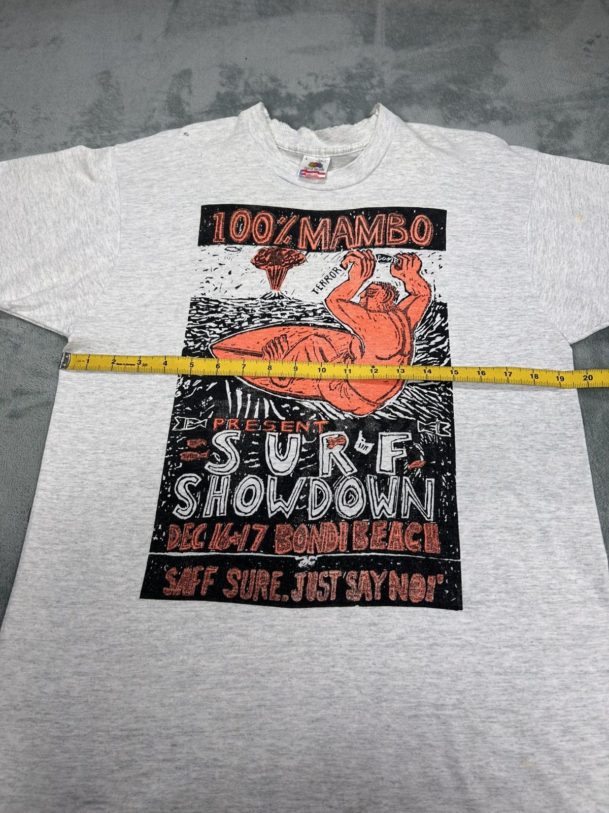 Mambo Vintage 90’s Mambo Terror /Surf/skate shirt Size US L / EU 52-54 / 3 - 8 Thumbnail