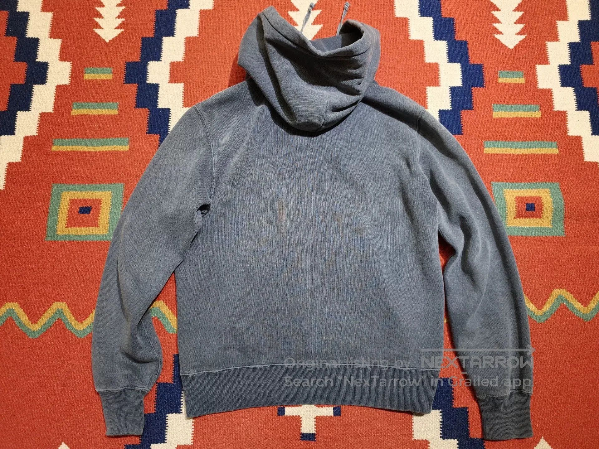 RRL Ralph Lauren Ralph Lauren RRL Indigo Washed Hoodie. Size US S / EU 44-46 / 1 - 3 Thumbnail