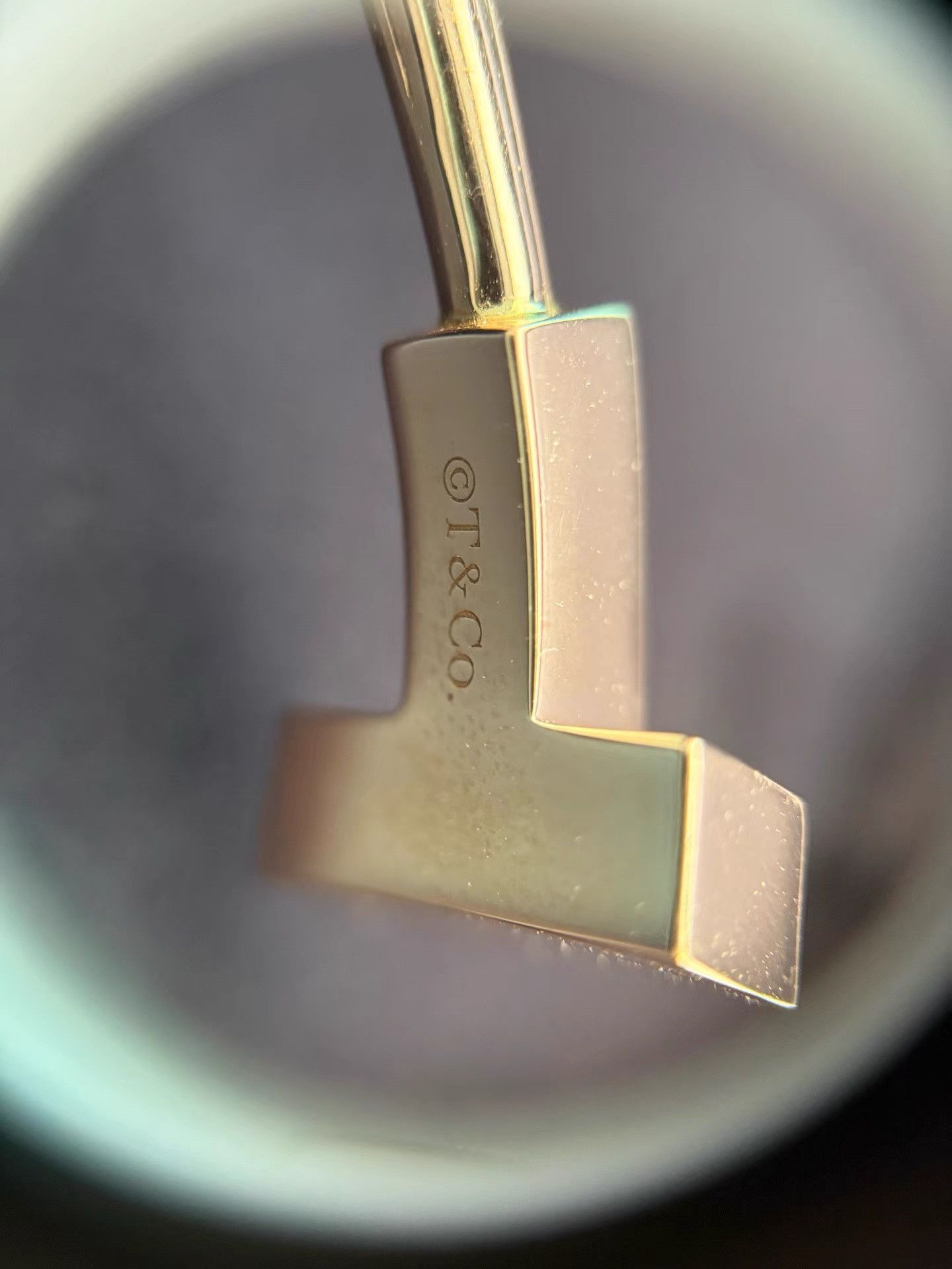 Tiffany & Co. TIFFANY & CO. T Series 18K Gold Wide Coil Bracelet K36 Size ONE SIZE - 4 Thumbnail