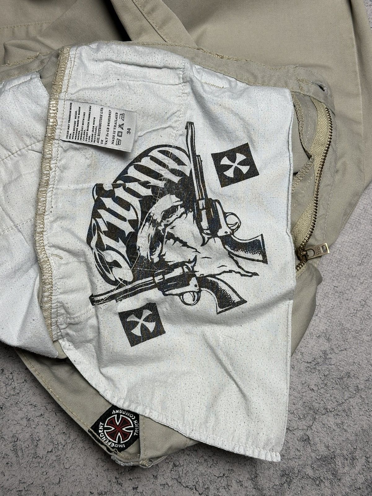 Independent Truck Co. × Vintage Vintage Independent Truck Company Chino Pants Size US 33 - 14 Thumbnail