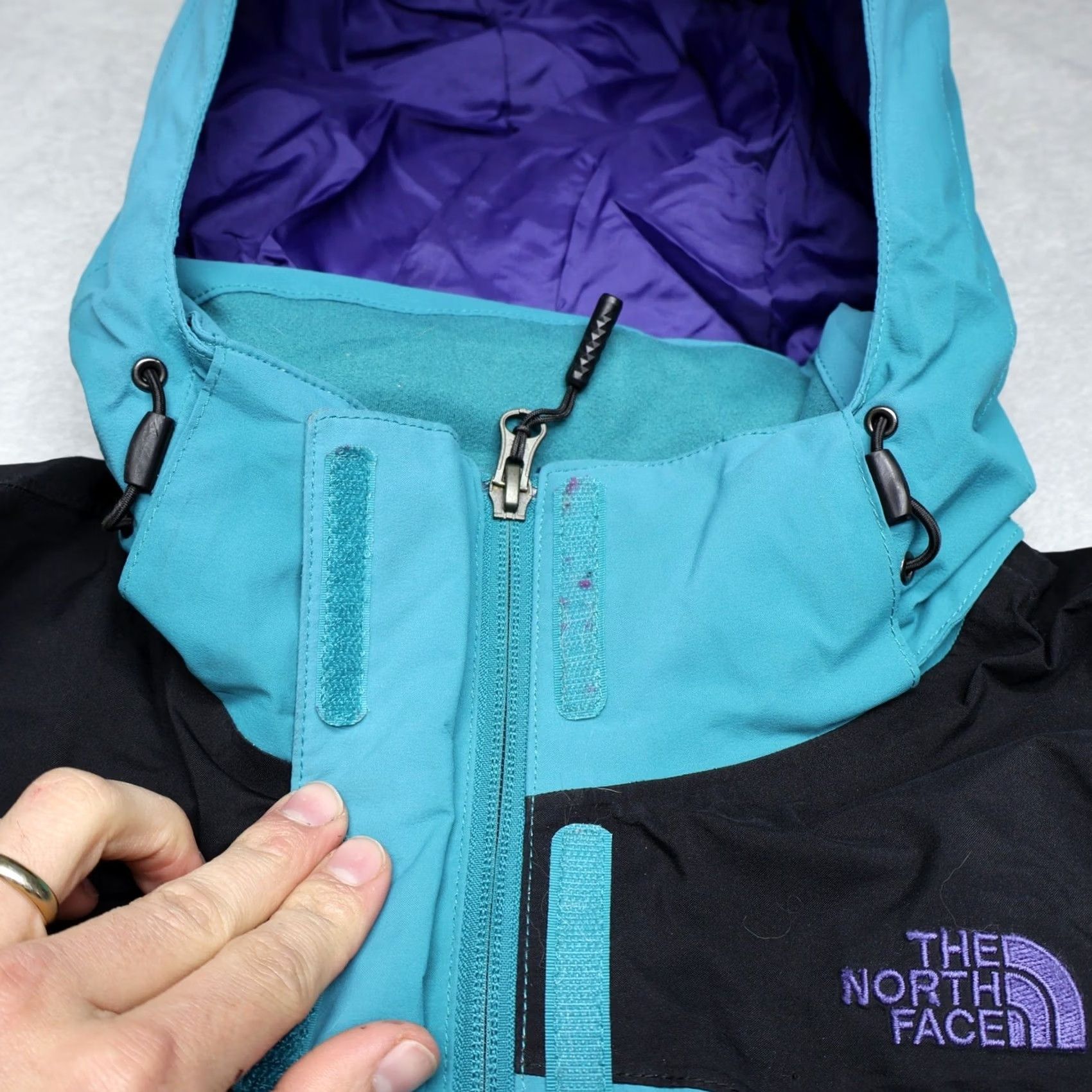 The North Face VINTAGE North Face Jacket Womens Medium Blue Full Zip Ski Outdoor 3in1 Shell Size M / US 6-8 / IT 42-44 - 7 Thumbnail