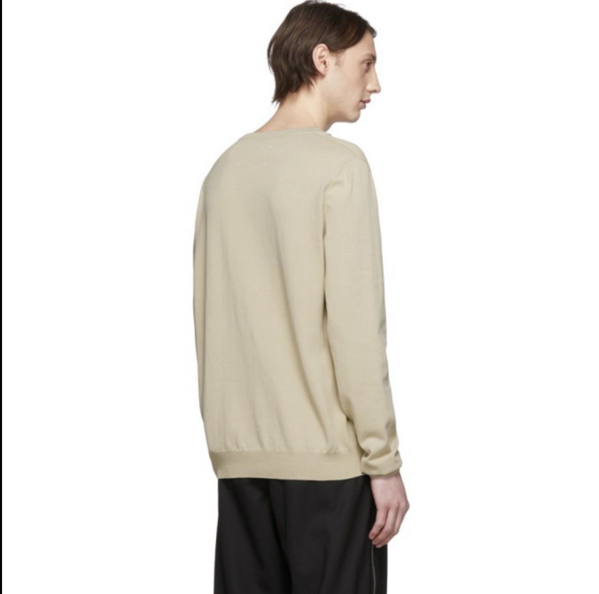Maison Margiela Maison Margiela Beige Front Pocket Sweater Beige Size US M / EU 48-50 / 2 - 3 Thumbnail