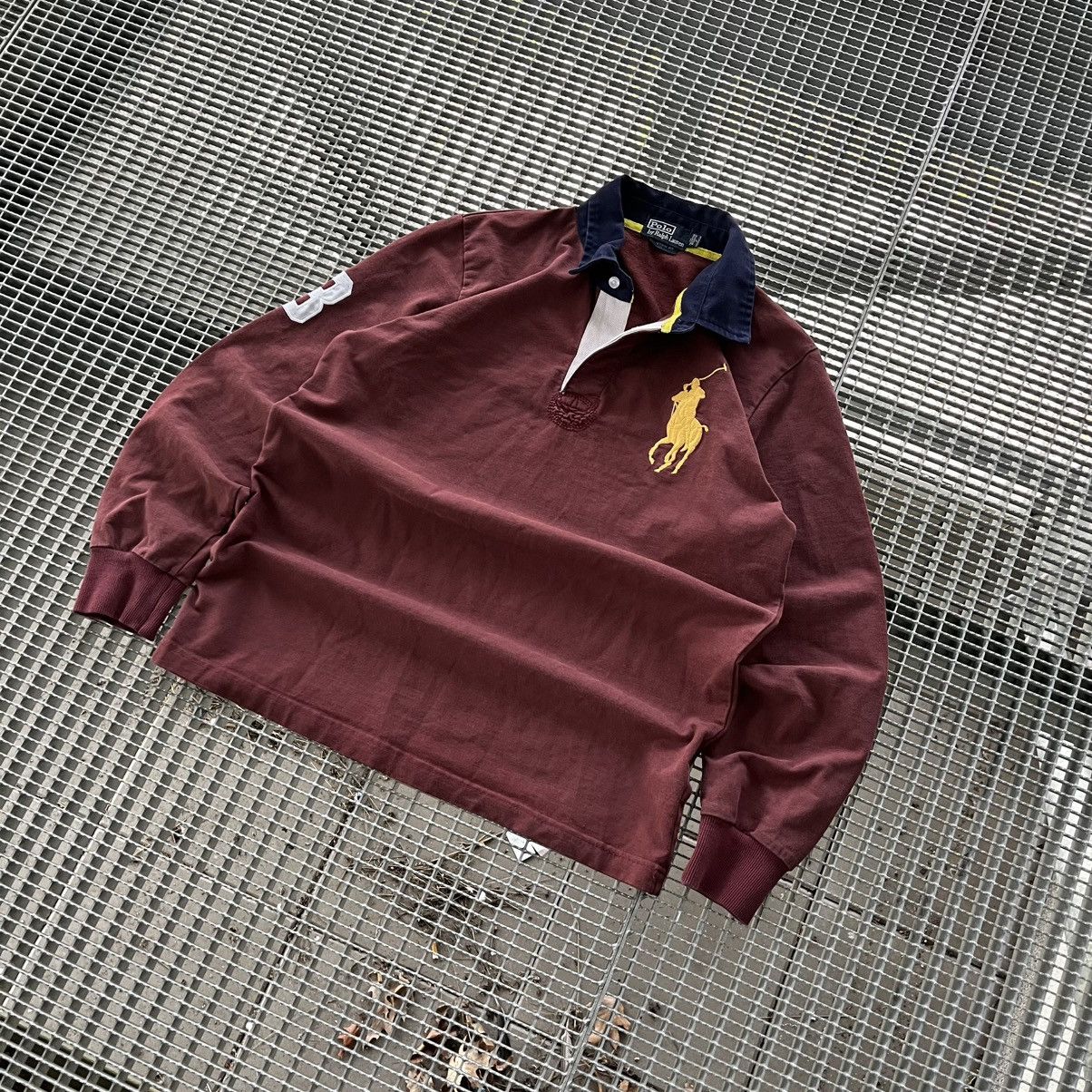 Polo Ralph Lauren Vintage Polo Ralph Lauren Rugby Shirt Big Pony Cheaf Keef Size US S / EU 44-46 / 1 - 9 Thumbnail