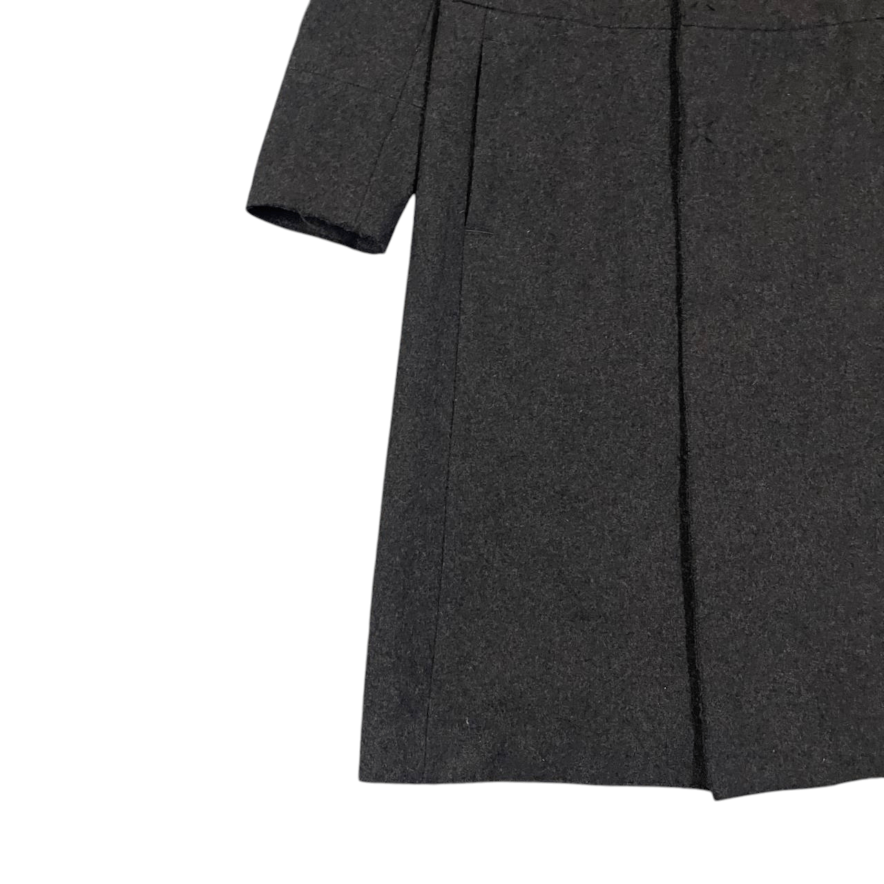 Yohji Yamamoto Vintage Yohji Yamamoto Noue-rue Wool Long Coat Size US S / EU 44-46 / 1 - 3 Thumbnail