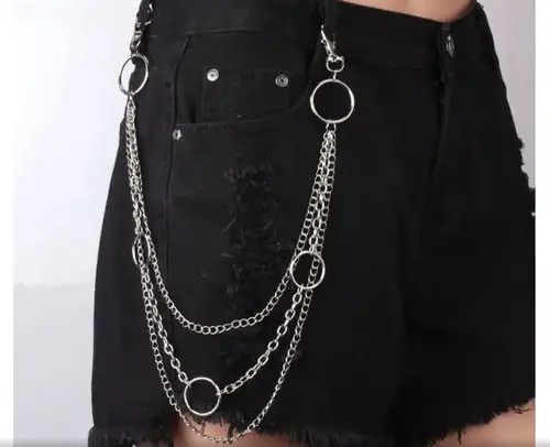 VIBE Harajuku Punk Metal Keychains Unisex Size ONE SIZE - 1 Thumbnail