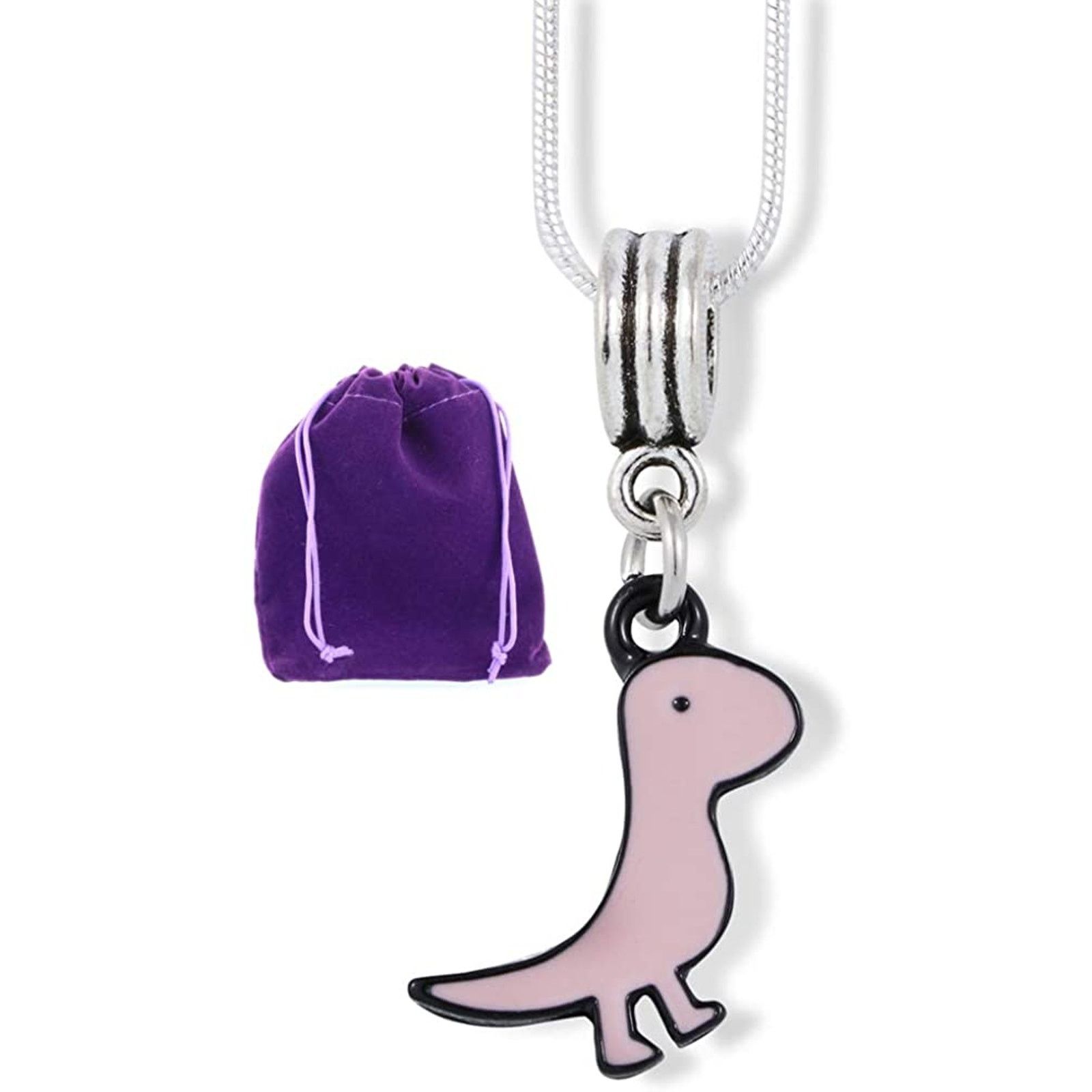 & Other Stories Velociraptor Dinosaur Dino Charm Necklace Pendant Jewelry Size ONE SIZE - 1 Thumbnail