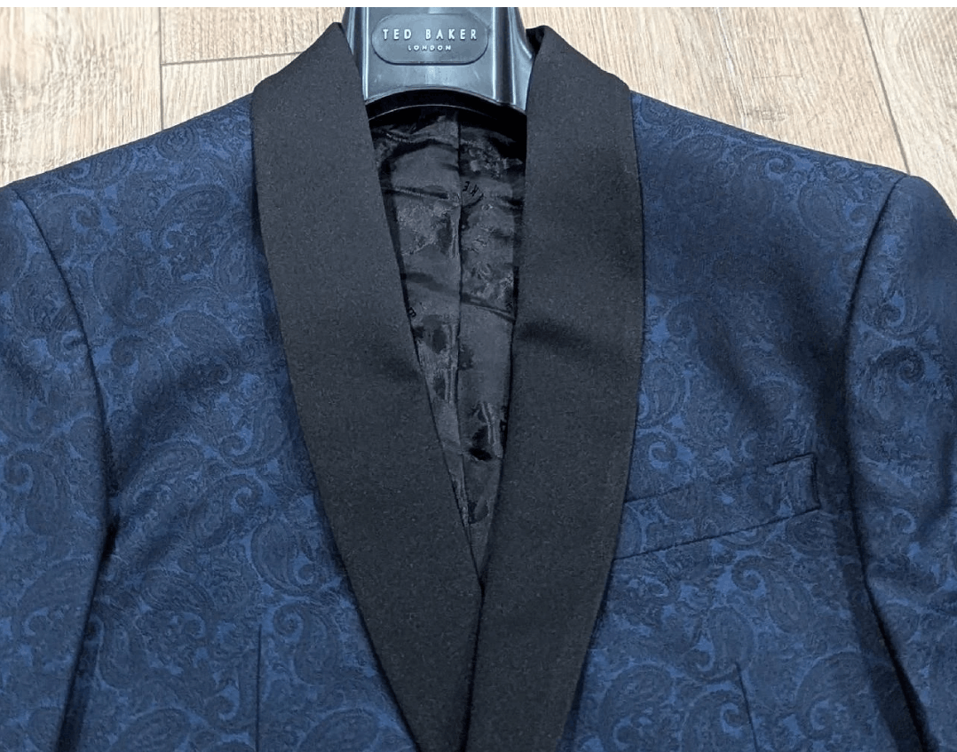 Ted Baker Ted Baker "Josh" Stretch Wool Blend Tuxedo Jacket US 40L Size 40L - 2 Thumbnail