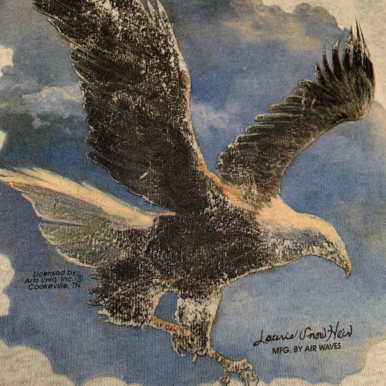 Vintage Vintage Eagle Art MFG By Air Waves Sweatshirt Size US L / EU 52-54 / 3 - 4 Thumbnail