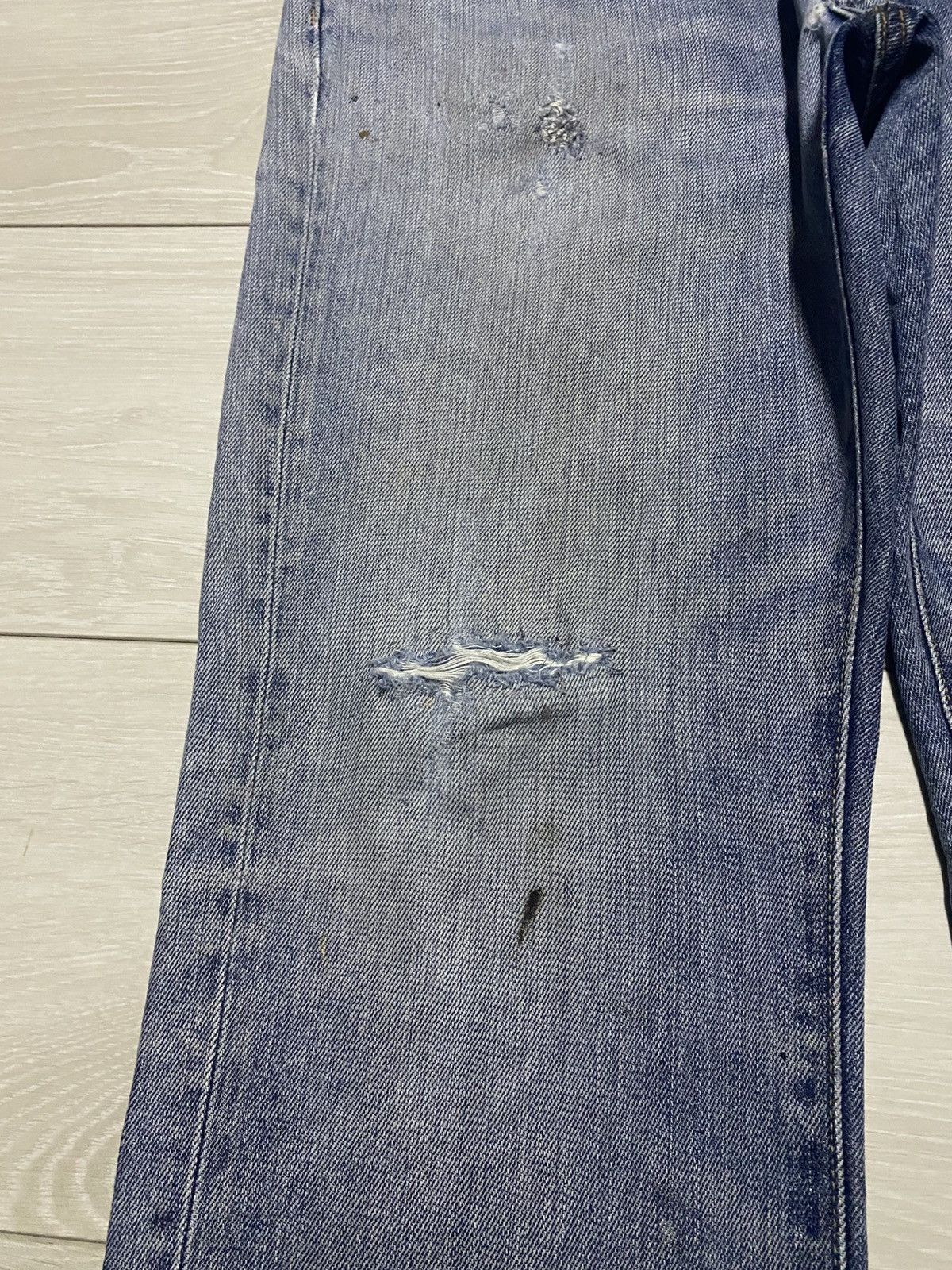 Uniqlo Vintage Uniqlo Grunge Distressed Loose Jeans Size US 36 / EU 52 - 7 Thumbnail