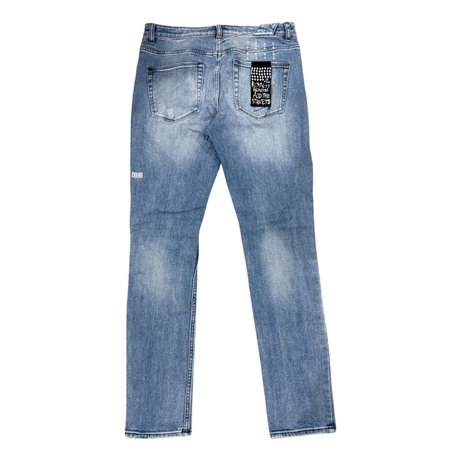 Ksubi Ksubi Ripped Light Wash Jeans Size US 32 / EU 48 - 2 Thumbnail