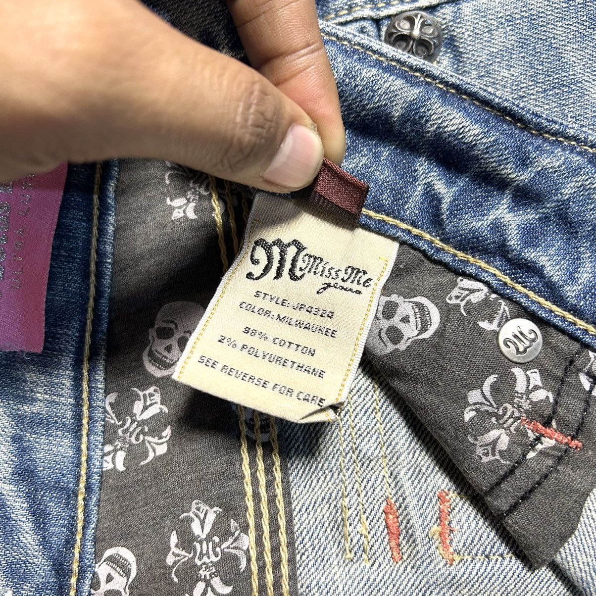 Japanese Brand Vintage Rare Missme Flared Denim Patch Art Size US 30 / EU 46 - 17 Thumbnail