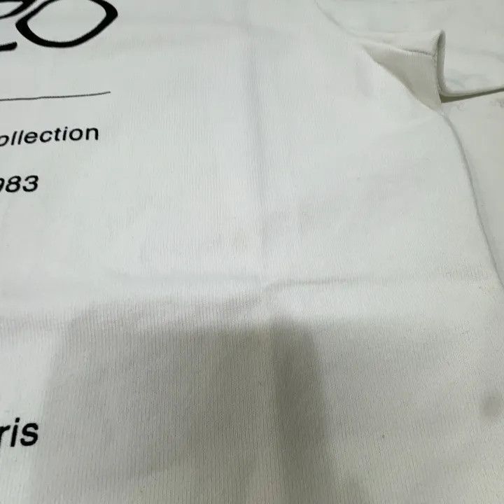 Kenzo KENZO White Logo Short Sleeve T-Shirt -2507 Size US S / EU 44-46 / 1 - 5 Thumbnail