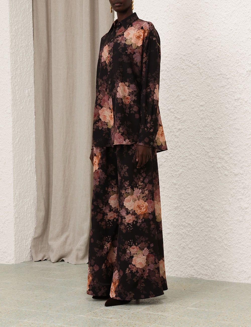Zimmermann oc11z0925 Illustration Lace Scarf Shirt in Multicolor Size L / US 10 / IT 46 - 8 Thumbnail