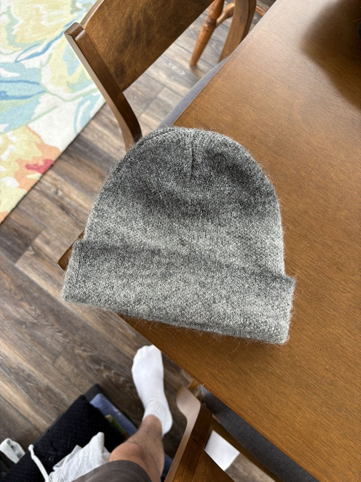 Supreme Supreme Mohair Beanie FW19 Mixed Grey Size ONE SIZE - 2 Thumbnail