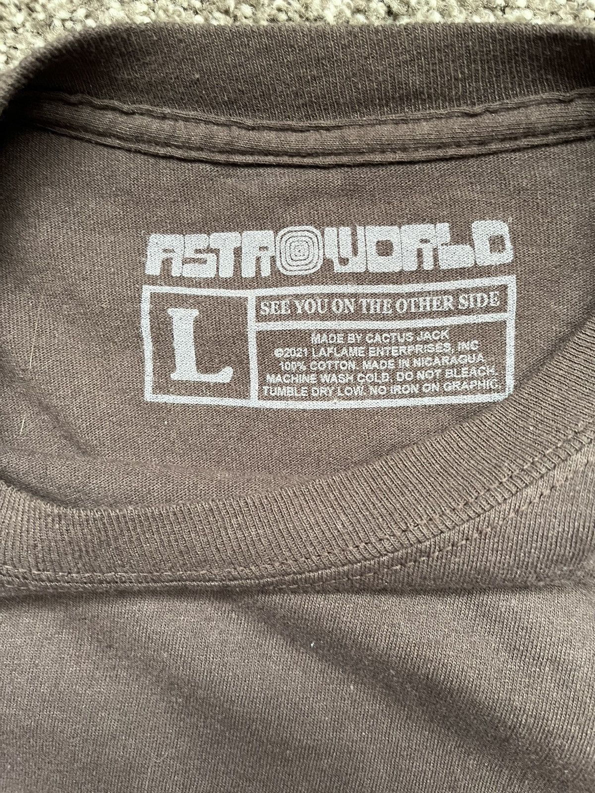 Travis Scott Astroworld festival 2021 longsleev Size US L / EU 52-54 / 3 - 9 Thumbnail