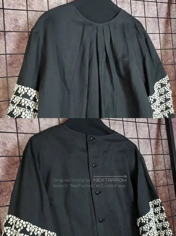 Dior Dior Black Cotton Blend Embroidered Cardigan . Size M / US 6-8 / IT 42-44 - 2 Thumbnail