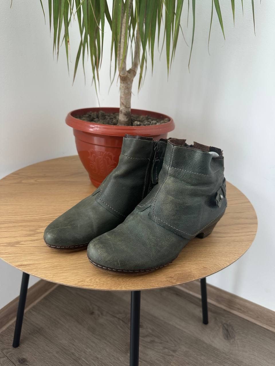 A.S.98 × Japanese Brand × Vintage Vintage A.S.98 Airstep Japanese Leather Green Zip Shoes Size US 6 / IT 36 - 3 Thumbnail