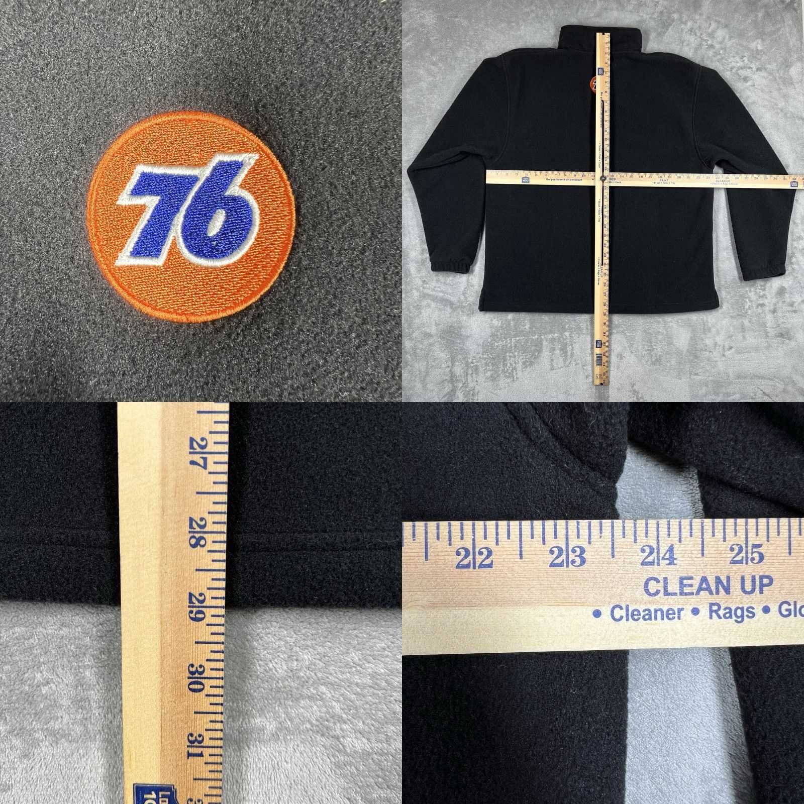 Port & Company Port & Company 76 Gas Station Machine vs Machine Mens M Black 1/4 Zip Pullover Sweatshirt Size US M / EU 48-50 / 2 - 9 Thumbnail