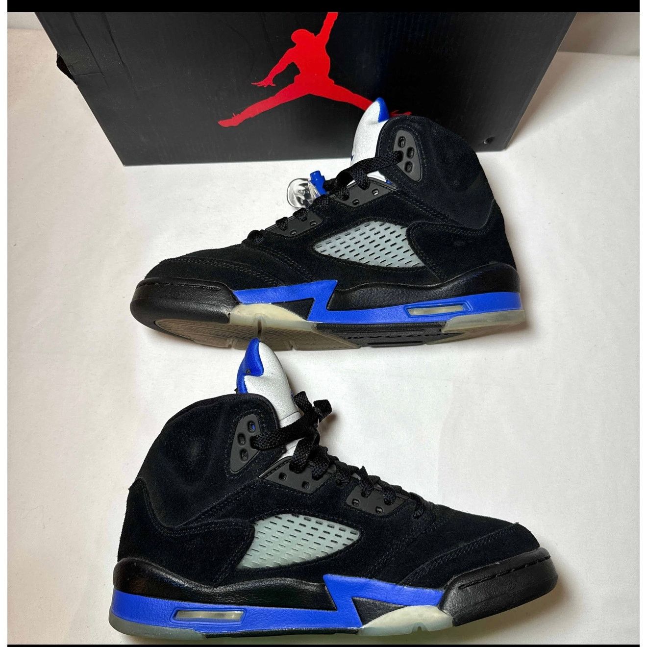 Jordan Brand × Nike Size 6 - Nike Air Jordan 5 Retro GS Racer Blue Men's Shoes Size US 6 / EU 39 - 3 Thumbnail