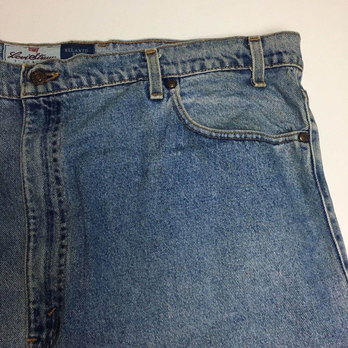 Levi's Vintage Clothing Vintage Levi’s 540 Relaxed Fit Orange Tab Sz 46/34 Size US 44 / EU 60 - 5 Thumbnail