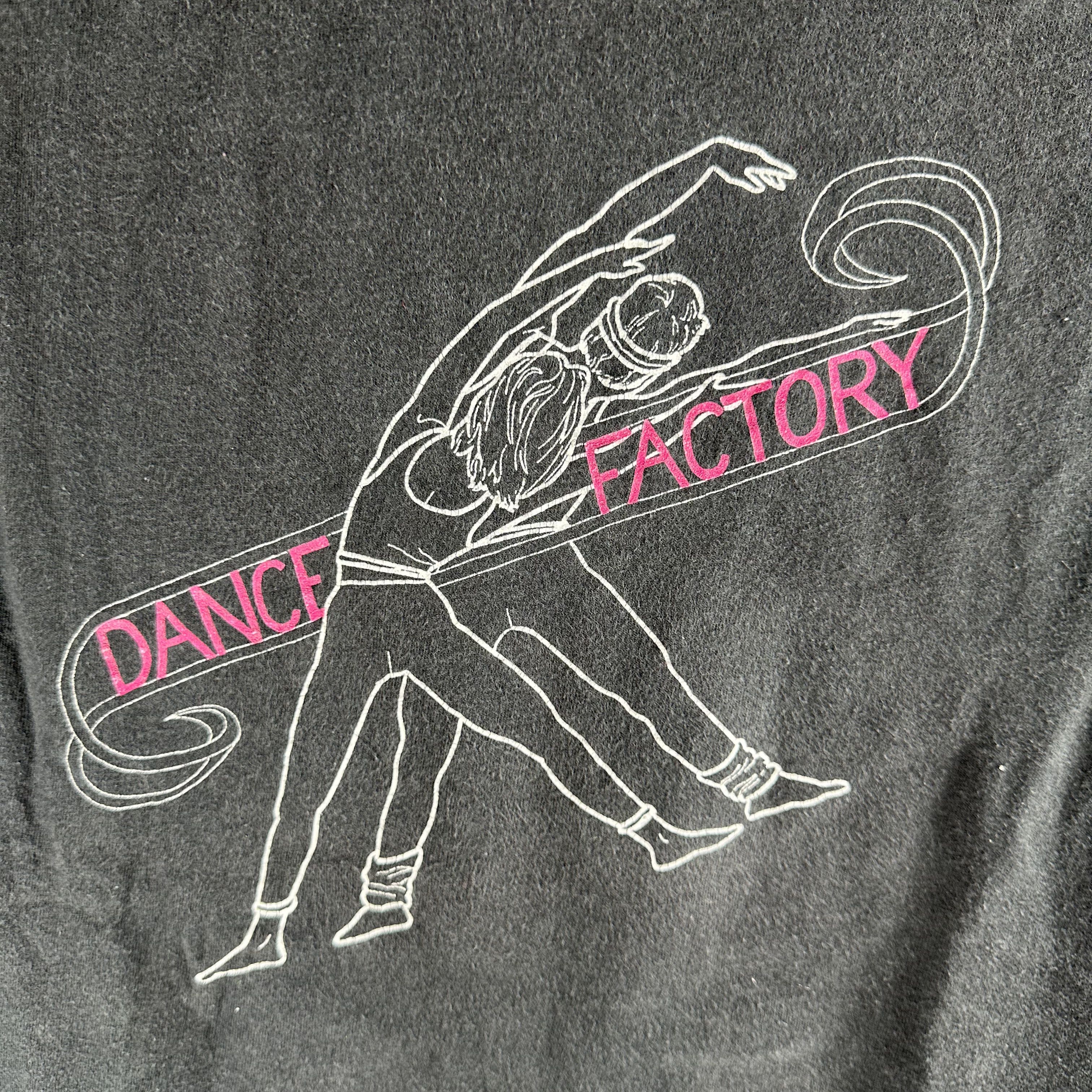 Vintage ​Vintage 80s Dance Factory Artwork Graphic T-shirt Size US S / EU 44-46 / 1 - 2 Thumbnail