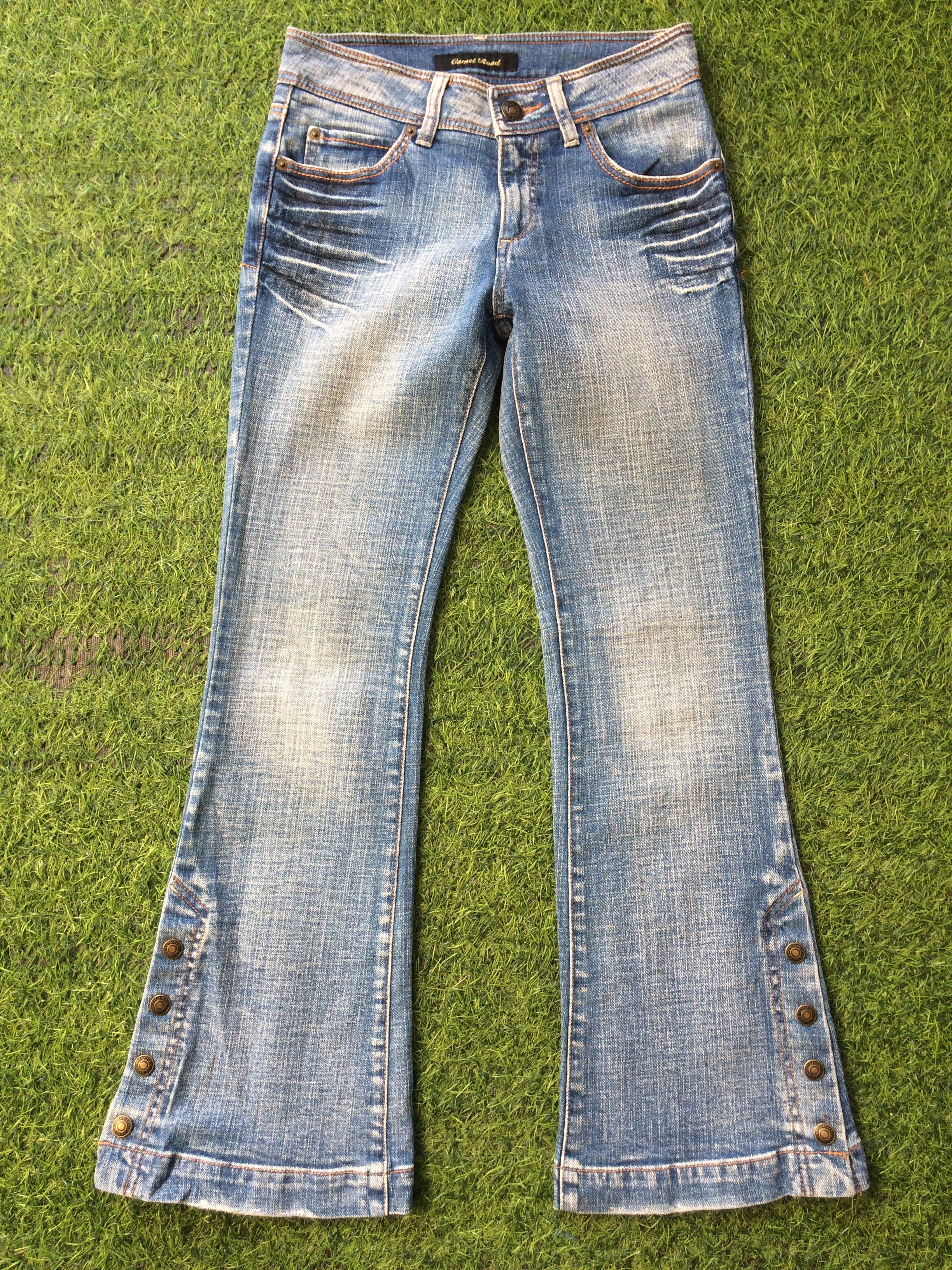 If Six Was Nine Japanese Bootcut Flared Jeans D-598 Size 25" / US 0 / IT 36 - 1 Thumbnail