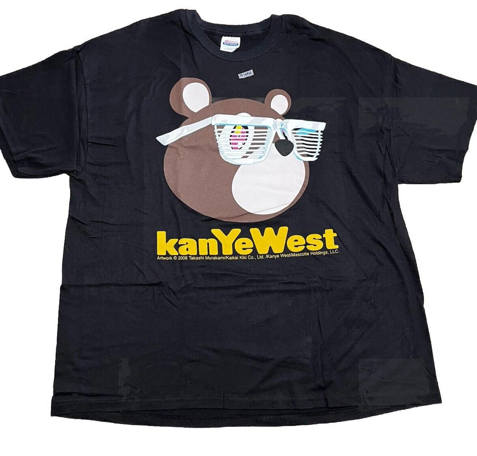 Hanes 2008 Kanye West Murakami Glow-in-the-Dark Tour T-Shirt XXXL Size US XXL / EU 58 / 5 - 1 Thumbnail