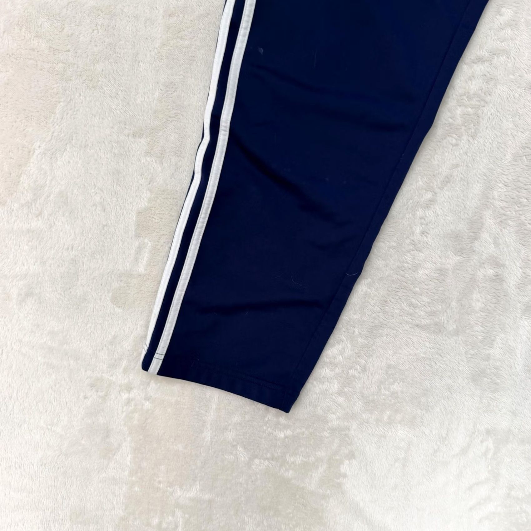 Adidas Adidas Track Pants Mens Medium 30x30 Blue 3 Stripe Tearaway Zip Pocket Pockets Side Stripe KnIT Knit Elastic Waist Tapered Regular Pants Mens Size US 31 - 5 Thumbnail