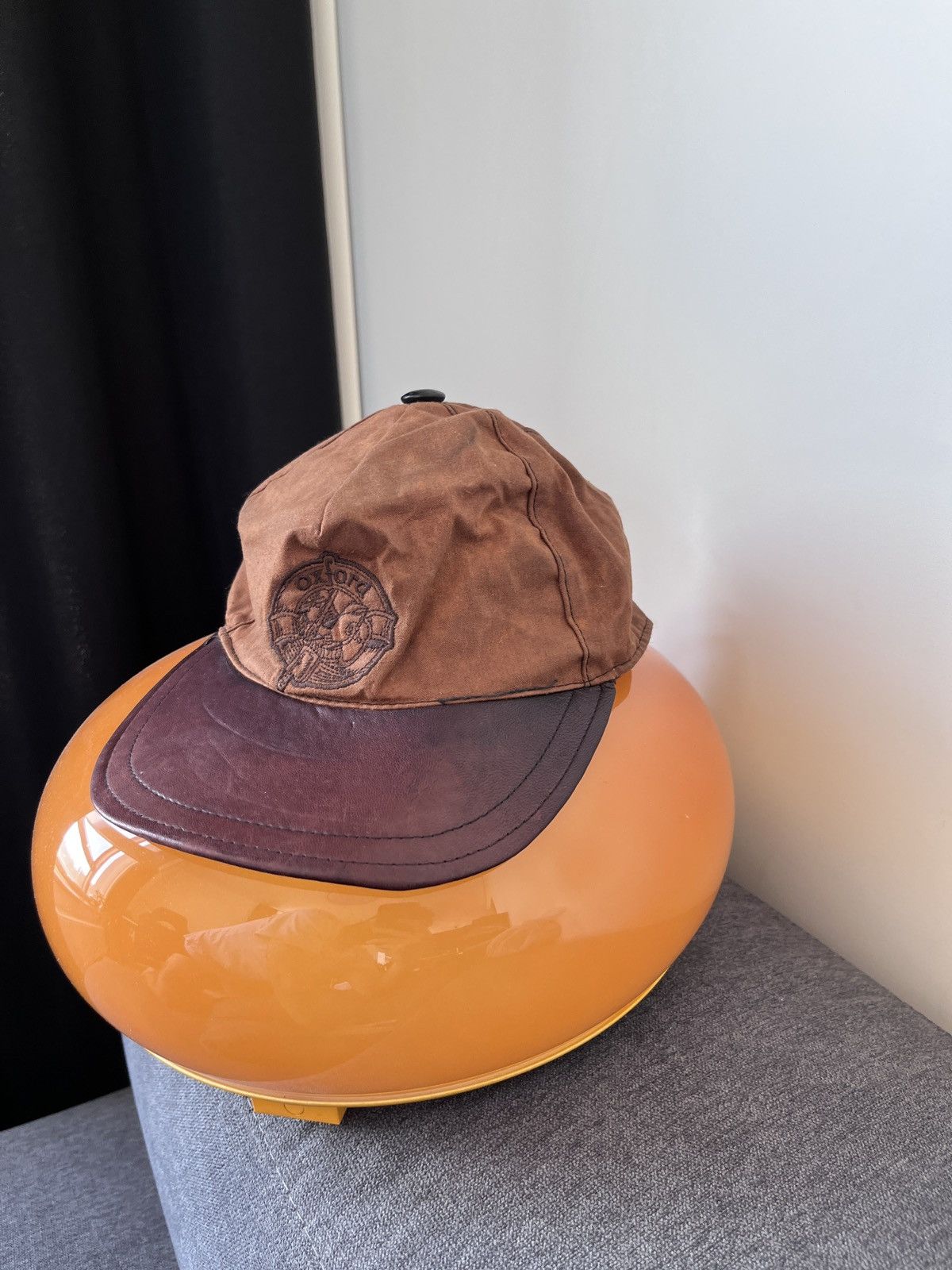 Vintage OXFORD Vintage Leather Brown Tartan Basseball Hat Cap Size ONE SIZE - 17 Thumbnail