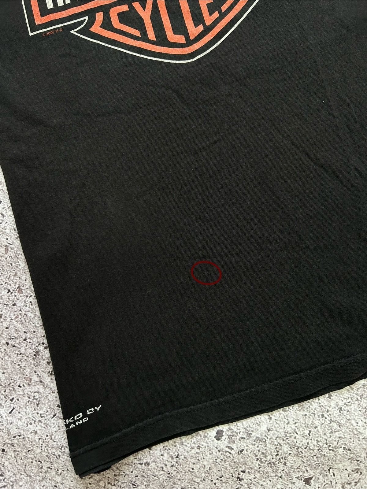 Band Tees × Harley Davidson × Vintage Vintage 2007 Harley Davidson Arctic Circle MC Dest Tee Size US M / EU 48-50 / 2 - 10 Thumbnail
