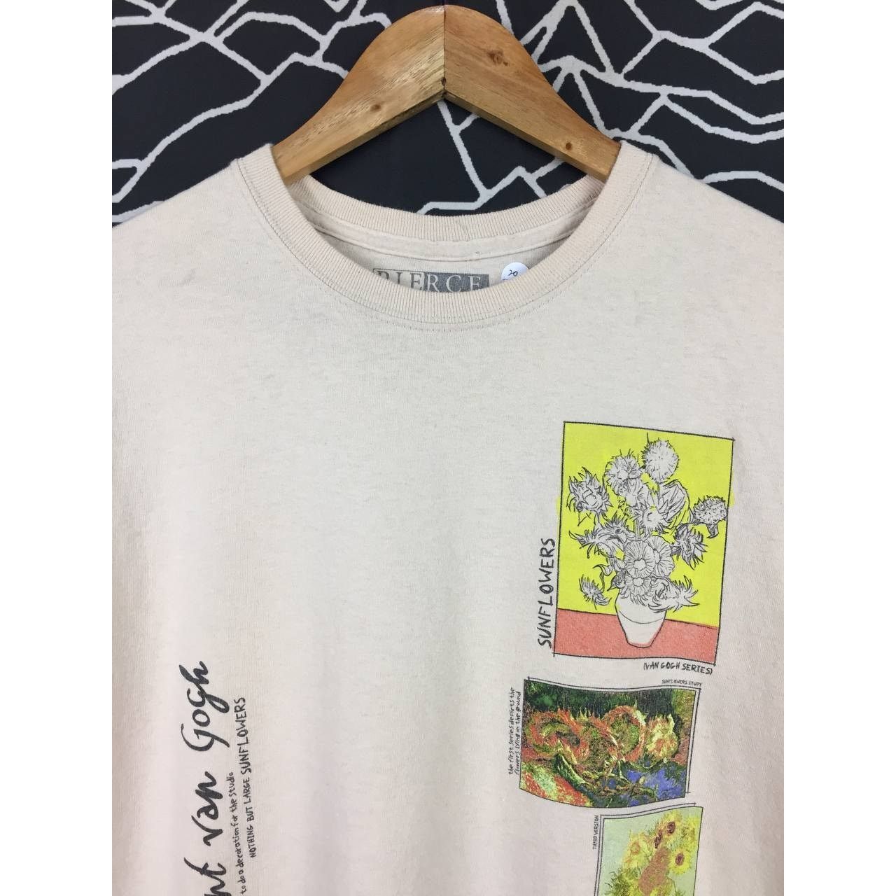 Vintage Pierce Archive Vincent Van Gogh Sunflowers Art Tee Size US M / EU 48-50 / 2 - 3 Thumbnail