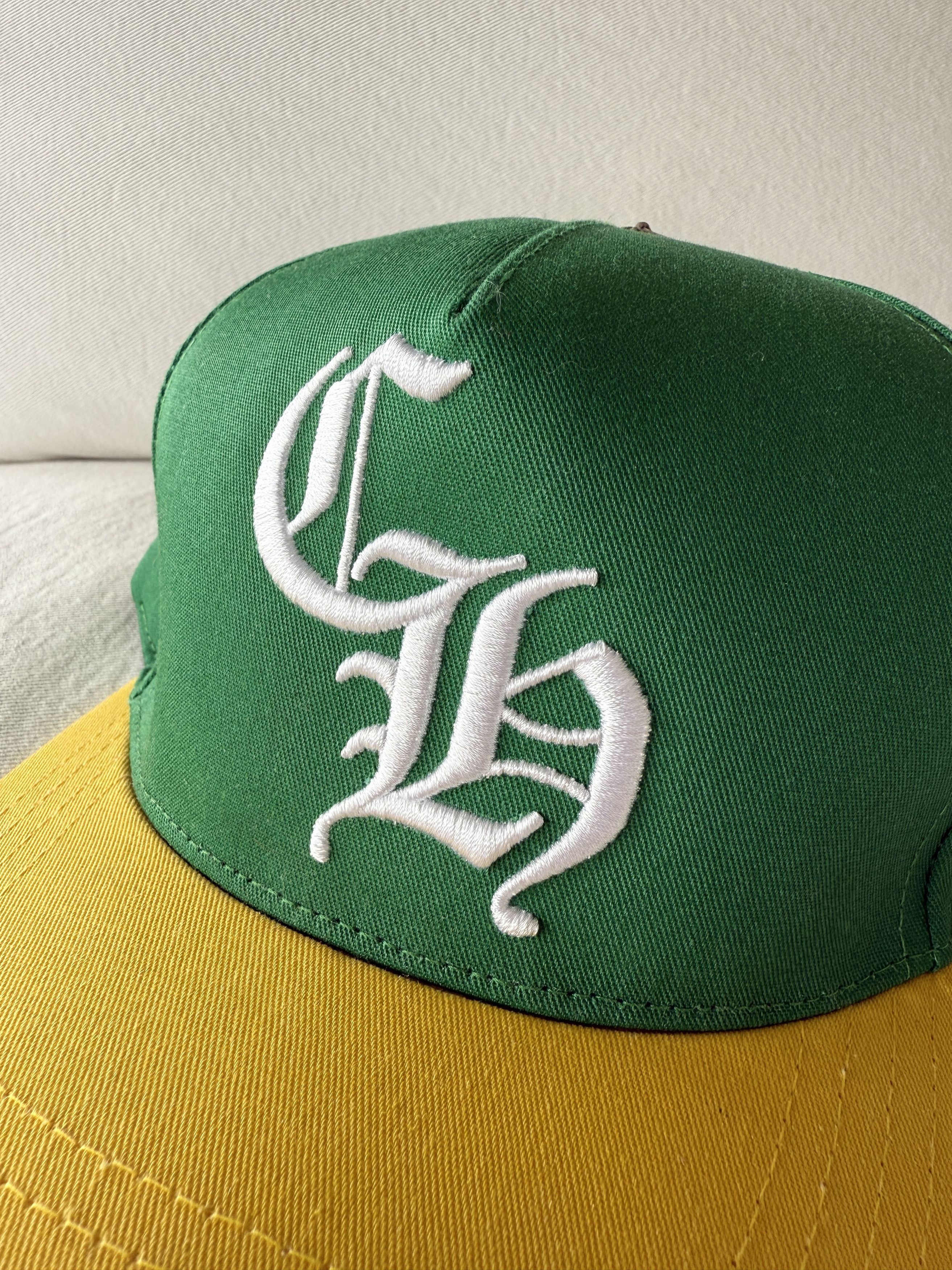 Chrome Hearts Chrome Hearts Green CH Trucker Hat Size ONE SIZE - 9 Thumbnail