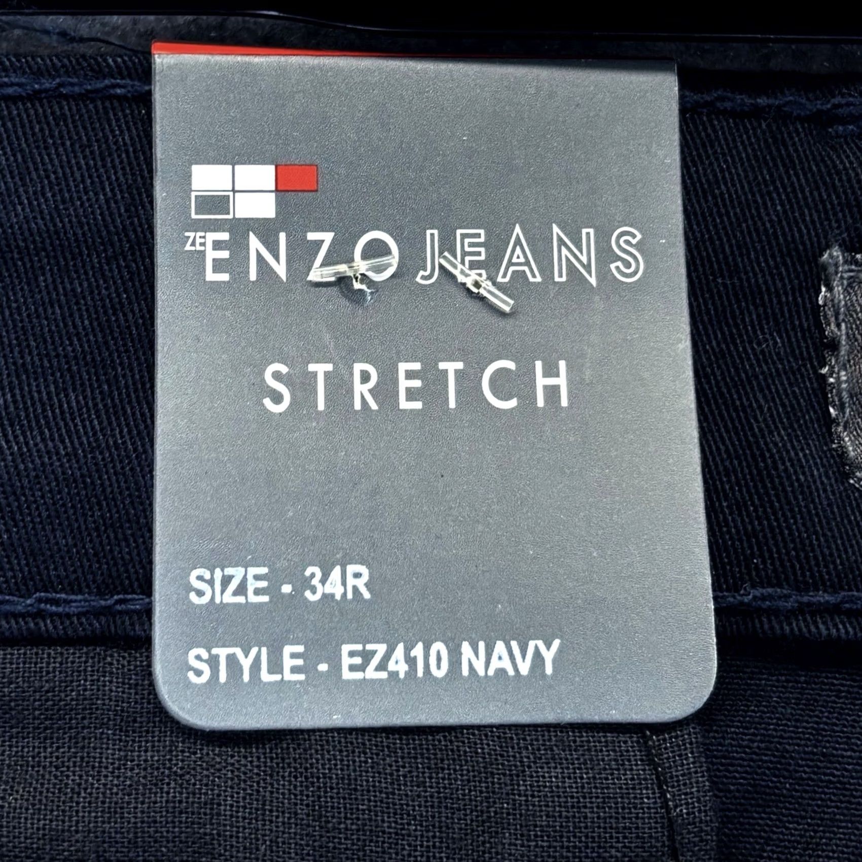 Kenzo Enzo Bryce Stretch Cargo Navy Blue Pants Mens 34R BNWT Slim Tapered Cargo Pocket Cotton Lycra Shirt? Size US 34 / EU 50 - 7 Thumbnail
