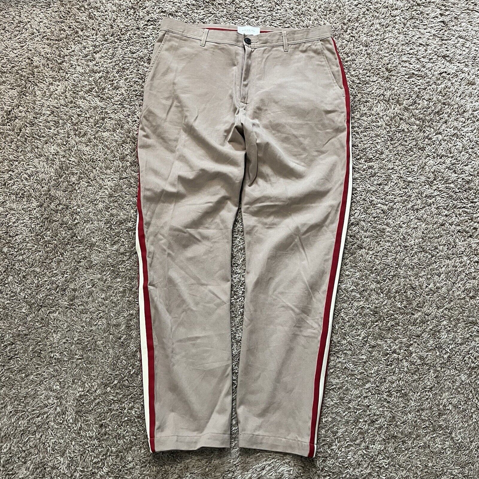 Ovadia Sons PF19 Track Stripe Chino Pants 34x29 Grailed