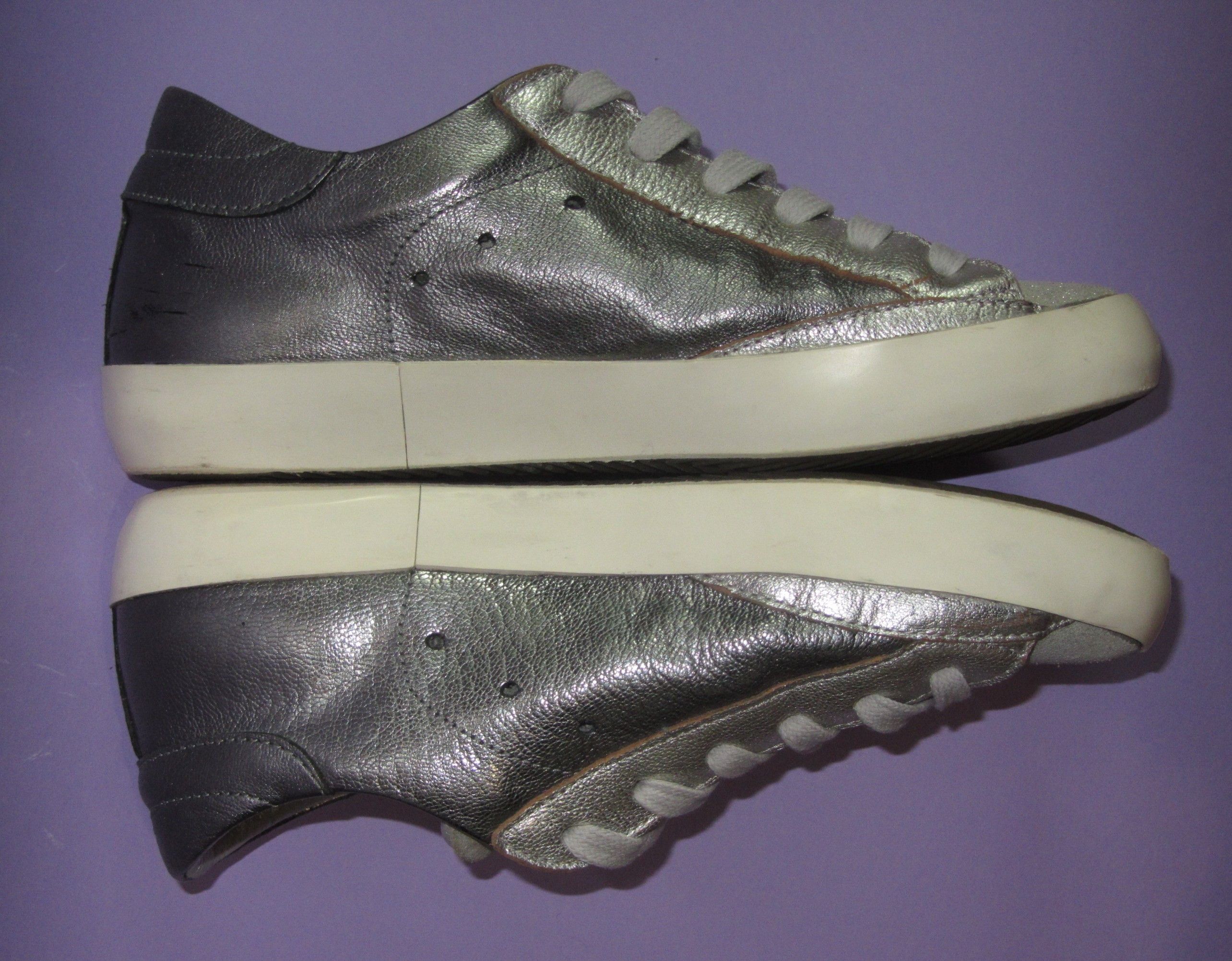 Philippe Model Philippe Model Paris Low Silver Leather Sneakers Size EU 36 Size US 6 / IT 36 - 6 Thumbnail