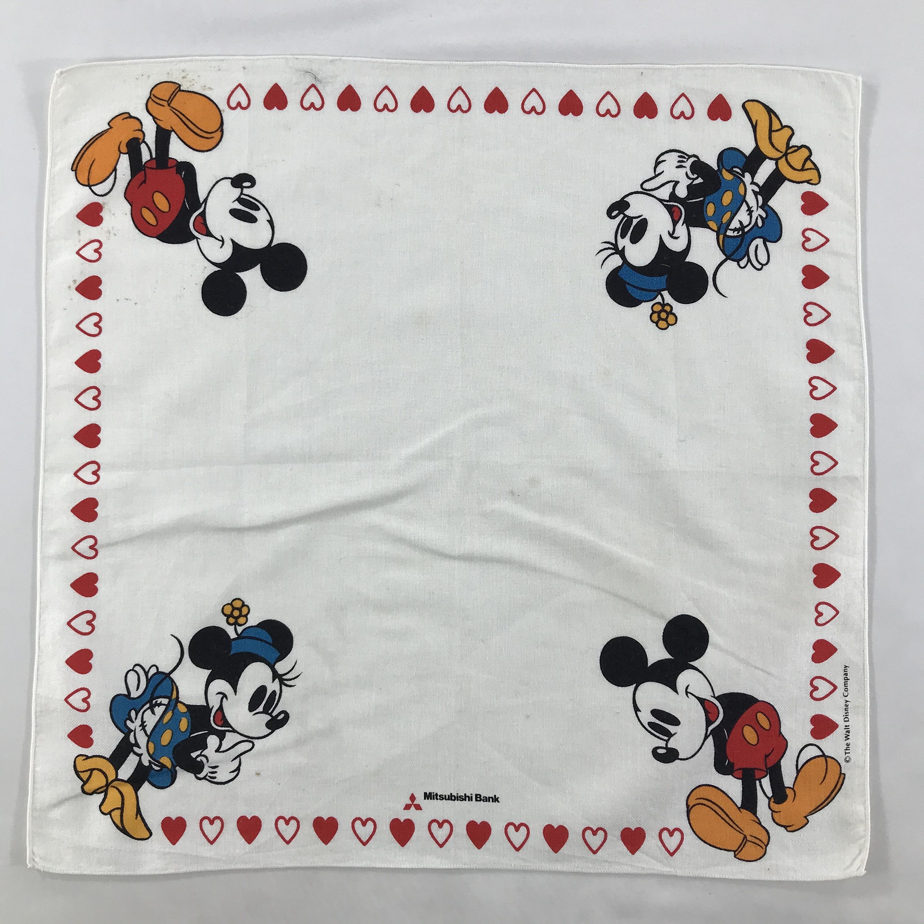 Japanese Brand × Mickey Mouse × Vintage Mickey Mouse Bandana / Handkerchief / Neckerchief -S1917 Size ONE SIZE - 1 Thumbnail
