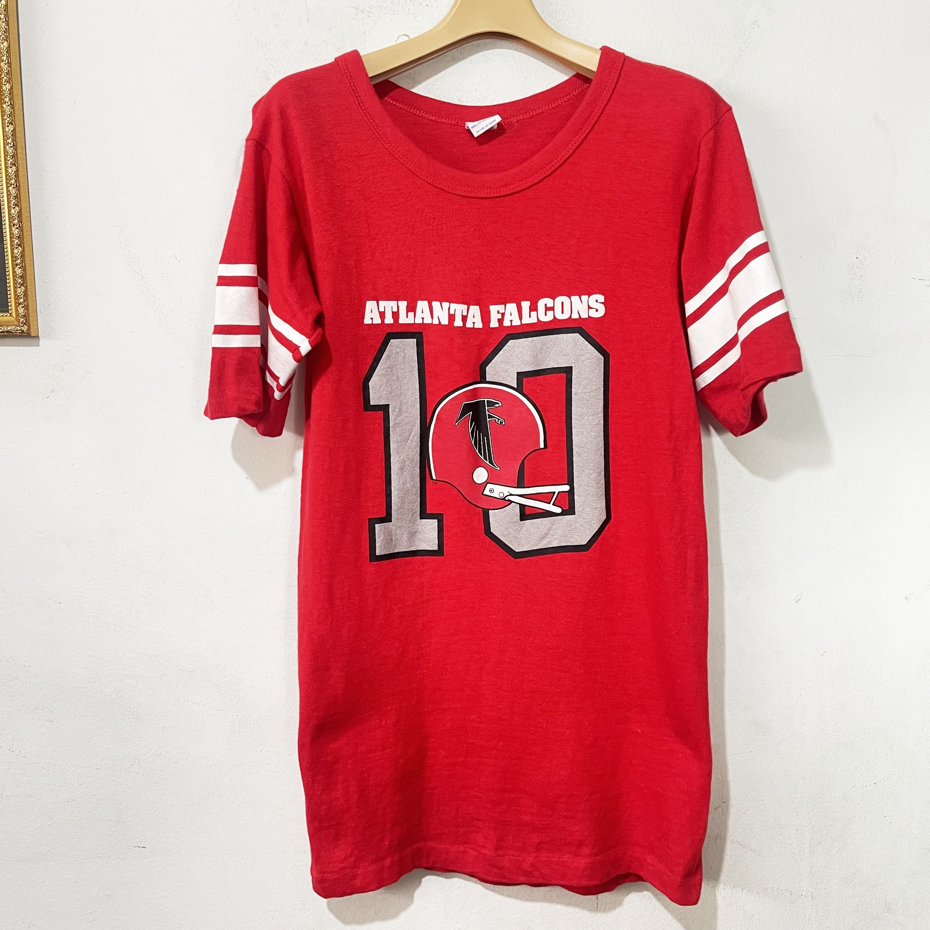 NFL Vintage 90s Atlanta Falcons 10 Jersey T-Shirt Size US XS / EU 42 / 0 - 1 Thumbnail